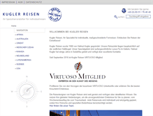 Tablet Screenshot of kugler-reisen.de